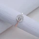 Серебряное кольцо с золотыми вставками Анкара 19 - изображение 1