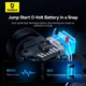 Пусковое устройство (бустер) для авто Baseus Super Energy Series 4-in-1 Car Jump Starter 600A - изображение 10