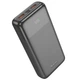 УМБ HOCO Fast fully compatible power bank with digital display 20000mAh J121A |2USB/Type-C, 5A/22.5W, QC/PD| black - изображение 7
