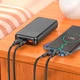 УМБ HOCO Fast fully compatible power bank with digital display 20000mAh J121A |2USB/Type-C, 5A/22.5W, QC/PD| black - изображение 5