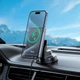 Тримач HOCO Precious magnetic wireless fast charging Car holder HW20 (center console) black - изображение 6