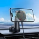 Держатель HOCO Speed magnetic wireless fast charging Car holder HW16 (center console) |15W, 4.5-7"| черный - изображение 8
