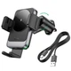 Тримач HOCO Speed wireless fast charging Car holder HW13 (air outlet) |15W, 4.5-7"| чорний - зображення 2