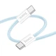 Кабель HOCO Source 60W charging data Cable Type-C to Type-C X104 |2M| синій - зображення 1
