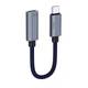 Переходник HOCO Type-C male to iP female charging and data adapter cable UA29A |3A, 0,15m| черный - изображение 3