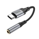 Переходник HOCO Fresh Digital Type-C to 3.5 audio converter LS36 |0.12m, DAC| черный - изображение 2