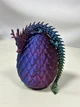 Яйце дракона з 3D-друком із шарнірним драконом усередині антистрес іграшка 20см (AN)32884 - зображення 3