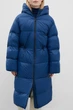 Длинный женский пуховик oversize Finn Flare FWC11084-175 синий XL - изображение 4