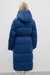 Длинный женский пуховик oversize Finn Flare FWC11084-175 синий XL - изображение 5