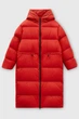 Длинный женский пуховик oversize Finn Flare FWC11084-305 красный XL - изображение 8