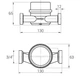 Счетчик холодной воды ECOSTAR DN20 3/4″ L130 E-C 4,0 (GSR-000021864) - изображение 5