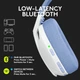 Наушники игровые Logitech G435 LIGHTSPEED беспроводные аккумуляторные White/Blue (981-001053) - изображение 13