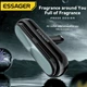 Ароматизатор в авто ESSAGER Car air outlet press type solid perfume. Gray - зображення 4