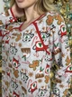 Домашнее женское платье рубашка COSY с начесом "Рождество" S (CS) - изображение 5