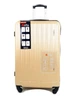 Чемодан большой на колесах Easy Move ABS 76 х 49 х 29 см 95 л Золотой - изображение 4