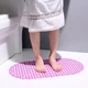 Силіконовий килимок для ванної антиковзкий. Рожевий (076h-pink) - зображення 2