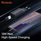 Зарядний пристрій на 2 порти Mcdodo 12W 2A Charger + кабель Type-C 1m CH-5072 Black - зображення 4