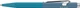 Ручка шариковая Caran d'Ache 849 Paul Smith Cyan Blue & Steel Blue Синяя 1 мм в металлическом пенале (7630002353281) - изображение 2