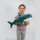 Мягкая игрушка плшюшевая Aкула BLAHAJ Большая Синяя 60 см - изображение 1