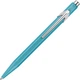 Ручка шариковая Caran d'Ache 849 Colormat-X Синяя 1 мм Бирюзовый корпус в подарочном футляре (7630002351881) - изображение 1