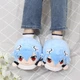 Тапочки кігурумі іграшки для хлопчика Дитячі Kigurumi Тапочки Рей Аянамі Теплі Тканинні Блакитні 35-41 - зображення 5