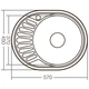 Мийка кухонна Zerix Z5745-08-180D (decor) (ZX1593) - изображение 2