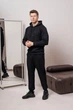 Мужской спортивный костюм c худи демисезонный DOPE 0010 XL Черный (DP-0010/01 E ) - изображение 8
