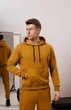 Чоловічий спортивний костюм з худий демісезонний DOPE 0010 L Гірчичний (DP-0010/03 D ) - зображення 2