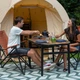 Стіл Bo-Camp Melrose Oval коричневий для кемпінгу та відпочинку на природі(DS_D12A64C63AE6) - зображення 5