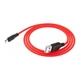 Кабель USB Hoco X21 Plus Silicone Micro 2m (black/red) - изображение 3
