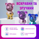 Детский usb мини вентилятор в форме медведя на аккумуляторе безшумный милый мультяшный ручной портативный вентилятор игрушка 2в1 удобный домашний офис маленький вентилятор (Розовый) - изображение 2