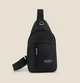 Слінг сумка Fashion Instinct 2Xчоловіча нагрудна міні рюкзак для документів мобільних телефонів чорна - изображение 2