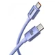 Дата кабель Baseus Crystal Shine Series Type-C to Type-C 100W (1.2m) (CAJY00060) (Purple) (191123) - изображение 2