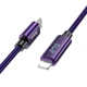 Дата кабель HOCO U125 Benefit 27W Type-C to Lightning (1.2m) (Purple) (192207) - зображення 2