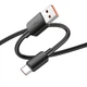 Дата кабель Hoco X96 Hyper USB для Type-C 27W (1m) Black - зображення 3