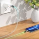 Дата кабель HOCO U112 Shine 2.4A USB to Lightning (1m) (Gray) (200421) - изображение 8