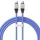 Дата кабель Baseus CoolPlay Series Type-C to Type-C 100W (1m) (CAKW00020) (Blue) (191133) - изображение 1