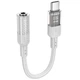 Перехідник Aux HOCO LS37 Spirit transparent external sound card Type-C to 3.5mm (Gray) (199190) - зображення 1