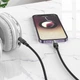 Аудио кабель Aux HOCO UPA27 Spirit transparent (Lightning to AUX 3.5mm) (1.2m) (Black) (199148) - изображение 5