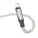 Дата кабель HOCO U112 Shine 20W Type-C to Lightning (1m (Gray) (192164) - изображение 5
