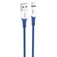 Дата кабель HOCO X70 Ferry USB to Lightning (1m) (Blue) (200430) - зображення 1