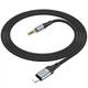 Аудио кабель Aux Hoco UPA26 Fresh Lightning to 3.5mm (1m) Black - изображение 6