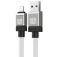 Дата кабель Baseus CoolPlay Series USB to Lightning 2.4A (1m) (CAKW00040) White - изображение 4