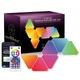 Настінний світильник Smart Triangular Quantum Light SAL-012B Bluetooth USB interface with app 6pcs (White) Epik (186486) - зображення 1