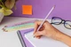 Набор чернографитных карандашей BiC Evolution пастель с ластиком 5 шт (3086123747715) - изображение 8