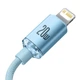 Дата кабель Baseus Crystal Shine Series Type-C to Lightning 20W (1.2m) (CAJY00020) (Sky Blue) (191120) - изображение 6