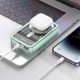 Портативное зарядное устройство Power Bank HOCO Q14A Ice Crystal PD20W с Беспроводное зарядное устройство 10000 mAh (Blue) (187077) - изображение 3