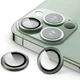 Защитное стекло Epik Metal Classic на камеру (в упак.) для Apple iPhone 15 Pro (6.1") / 15 Pro Max (6.7") Зеленый / Dark green - изображение 6