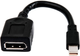 Кабель PNY mini-DisplayPort - DisplayPort M/M 0.15 m Black (QSP-MINIDP/DPV3) - зображення 1