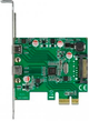 Karta rozszerzeń Delock PCIe3.0 x 1 - 2 x USB Type-C 3.2 (4043619904938) - obraz 3